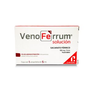 Venoferrum Solucion Sacarato Ferrico 100Mg/5Mg