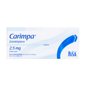 CARIMPA 2.5 MG 2 TABLETAS ZOLMITRIPTANO