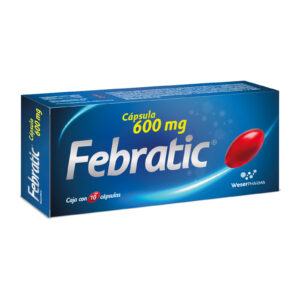 FEBRATIC CAPSULAS 600 MG