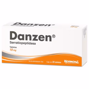 DANZEN 10MG 20 TABLETAS SERRATIOPEPTIDASA