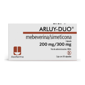 Arluy-Duo 200/300 mg 30 Capsulas Mebeverina Simeticona