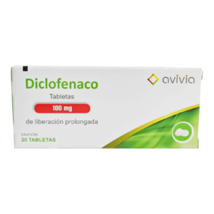 Diclofenaco 100 mg 20 Tabletas De Liberación Prolongada — SKU 7502216803862