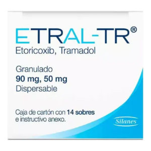 Etral-Tr 90 mg/50 mg 14 Sobres — SKU 7501101600722