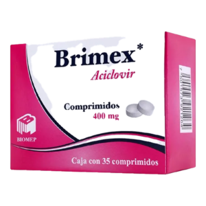 Aciclovir 400 mg 35 Comprimidos Brimex — SKU 7501573921264