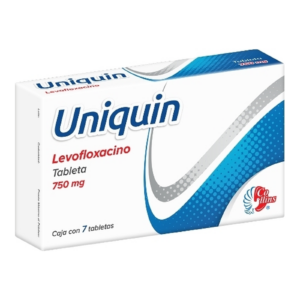 Uniquin 750 mg 7 Tabletas Gi — SKU 780083146856