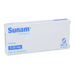 Sunam 0.25 mg 30 Tabletas