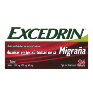 Excedrin Migrana 250/250/ 24 Tabs — SKU 7501065064714