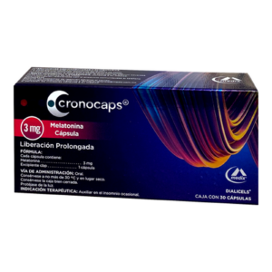 Cronocaps Melatonina 3 mg Cap 30 — SKU 7501293200649