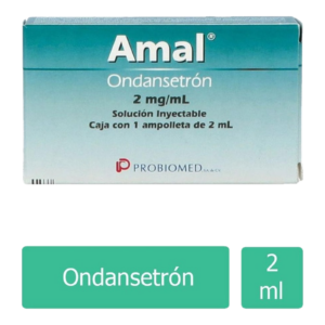 Amal 2 mg 2 ml 1 Ampolleta Ondansetron Solucion Inyectable — SKU 7502213144227