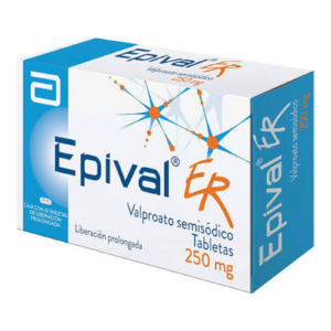 Epival ER 250 mg 30 Tabletas