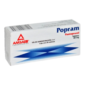 Popram Pantoprazol 40 mg 28 Tabletas