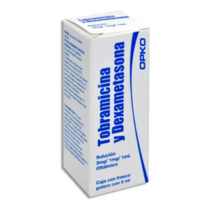 Tobramicina / Dexametasona 3 mg/1 mg/1 ml Oftalmico Gotero De 5 ml — SKU 75051556