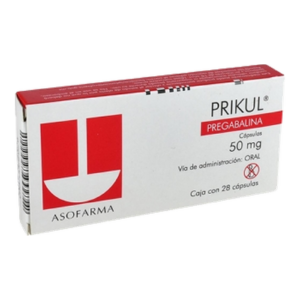 Prikul 50 mg 28 C·Psulas