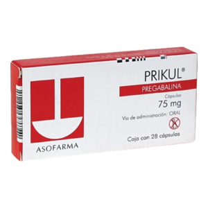 Prikul 75 mg 28 C·Psulas