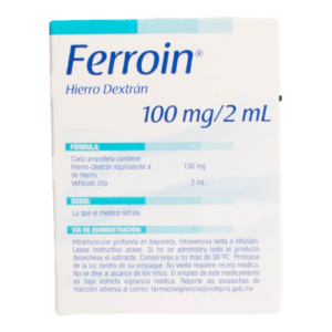 Ferroin 2 ml Sol Iny Fco C 3 — SKU 7501125117701