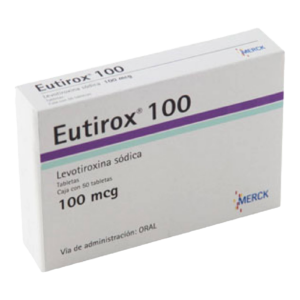Eutirox 100 mcg 50 Tabletas — SKU 7501298234601