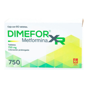 Dimefor XR 750 mg Tab 60 — SKU 7501300420794