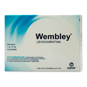 Levocarnitina 1 g/5 ml — SKU 7502009745591