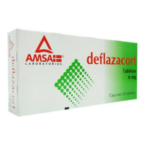 Deflazacort 6 mg 20 Tabletas — SKU 7501349027824