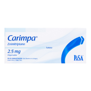 Carimpa 2.5 mg 2 Tabletas Zolmitriptano