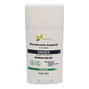 Naturaldry Unisex Verbena Desodorante Barra 50 g — SKU 7502300970159