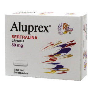 Sertralina 50 mg 20 Capsulas Aluprex — SKU 780083143565