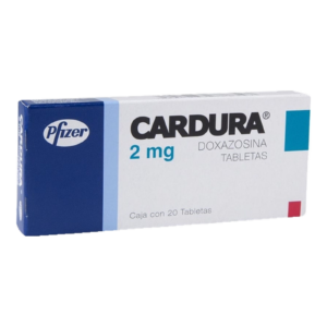 Cardura 2 mg 20 Tabletas