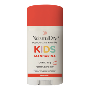 Kids Mandarina Desodorante Barra 50 g Naturaldry — SKU 7502300970043