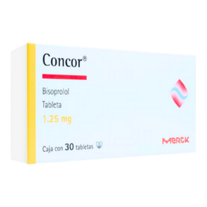 Concor 1.25 mg 30 Tabletas — SKU 7501298205021