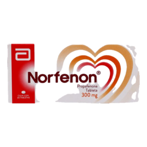 Norfenon Propafenona 300 mg Tab C30 — SKU 7501033923241