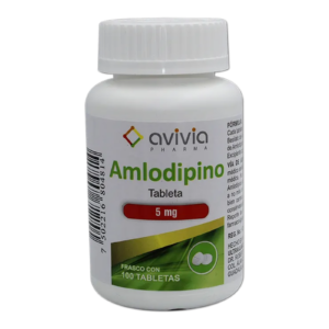 Amlodipino 5 mg 100 Tabletas Avivia