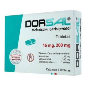 Dorsal 15/200 mg 7 Tabletas