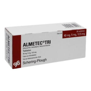 Almetec Tri 40/5/12.5 mg 28 Tabletas