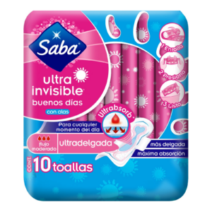 Saba Ultradelgada C/10 — SKU 7501019006296