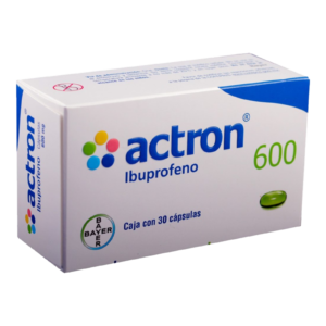 Actron 600 600 mg 30 Capsulas Ibuprofeno