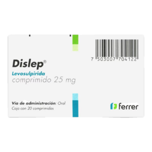 Dislep 25 mg C 20 Comprimidos — SKU 7503007704122