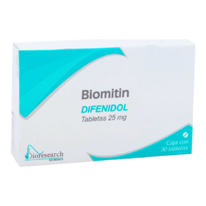 Biomitin 25 mg 30 Tabletas — SKU 7501563370614