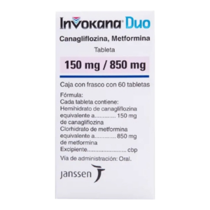 Invokana Duo 150/850 mg 60 Tabletas