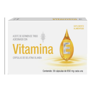 Vitamina E-850 30 Cápsulas — SKU 7503008344617