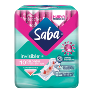 Saba Invisible C/10 — SKU 7501019006371