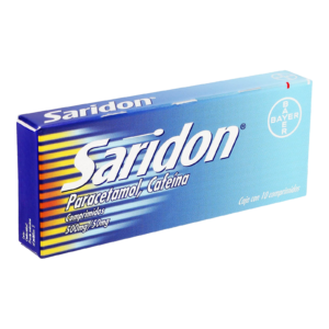 Saridon Tabletas 500 mg/50 mg C/10 — SKU 7501008497784