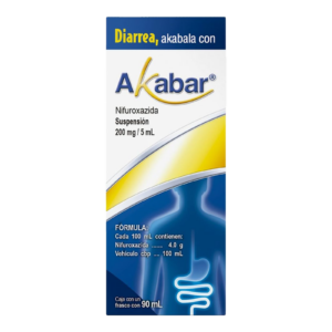 Akabar 200 mg 90 ml Nifuroxazida Suspencion — SKU 7501070900120