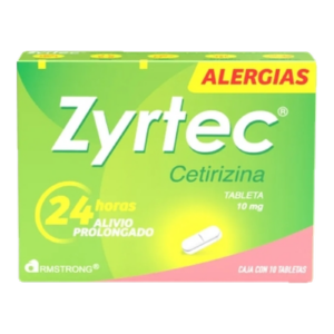 Zyrtec 10 mg 10 Tabletas