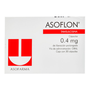 Asoflon LP 0.4 mg 30 Capsulas Tamsulosina