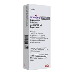 Mounjaro Pluma Precargada 2.5 mg/0.6 ml — SKU 7501082243710