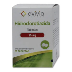 Hidroclorotiazida 25 mg Tabs 20 — SKU 7502216804845