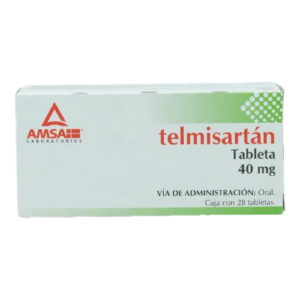 Telmisart·N 40 mg 28 Tabletas Genérico Amsa
