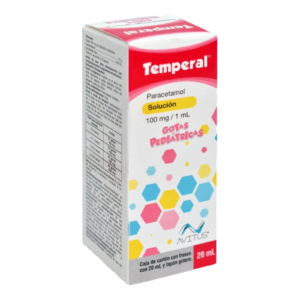 Paracetamol Solucion 100 mg/1 ml Gotas Pediatricas — SKU 7501342803470