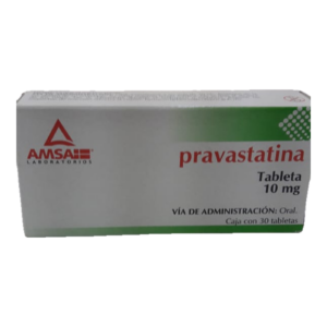 """Amsa"" Pravastatina 10 mg C/30 Tab" — SKU 7501349014299