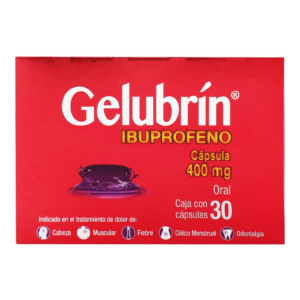 Gelubrin Ibuprofeno Proge 400 mg 30 Caps — SKU 7503027446088